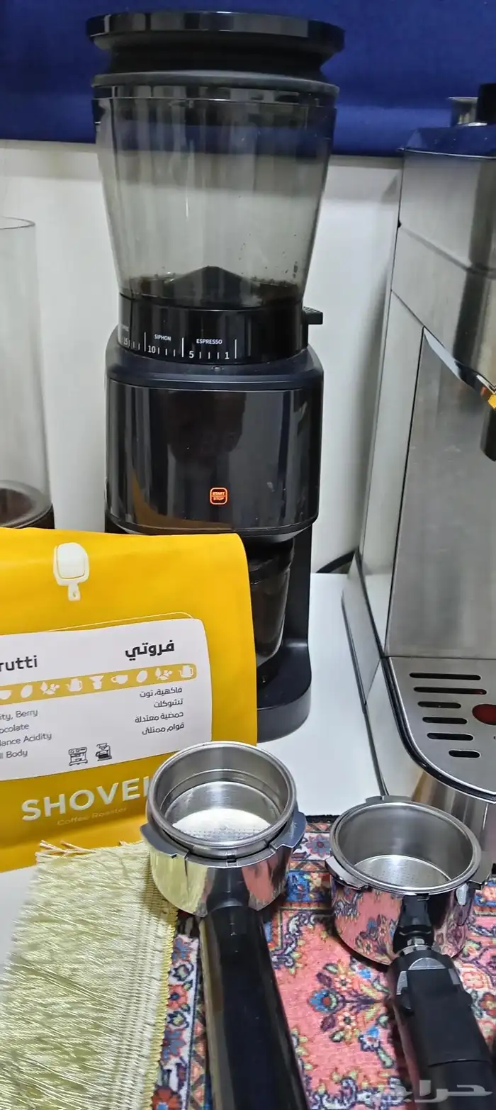 (البيع بالكامل) ماكينة اسبريسو مطحنه قهوه 1