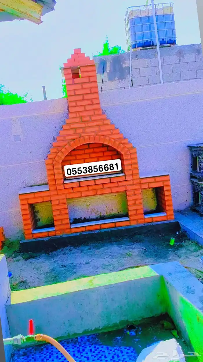 مشبات  شوايات طوب حراري  فورن معجنات بيزه  تنور فخار طوب حر 0