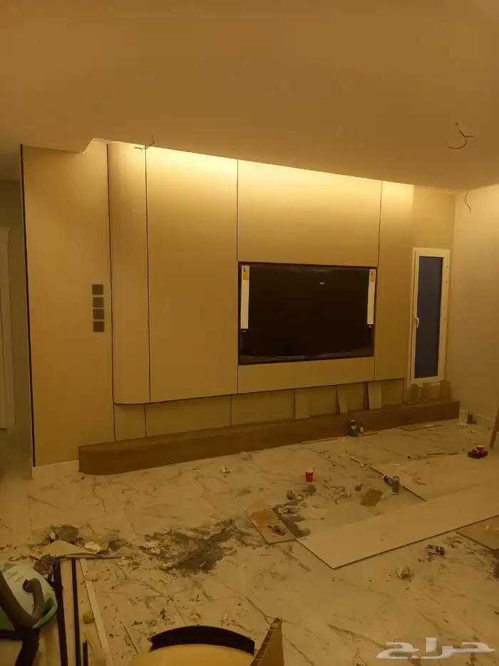 معلم بويات فني ديكورات تركيب بديل شيبورد تركيب بديل خشب 7