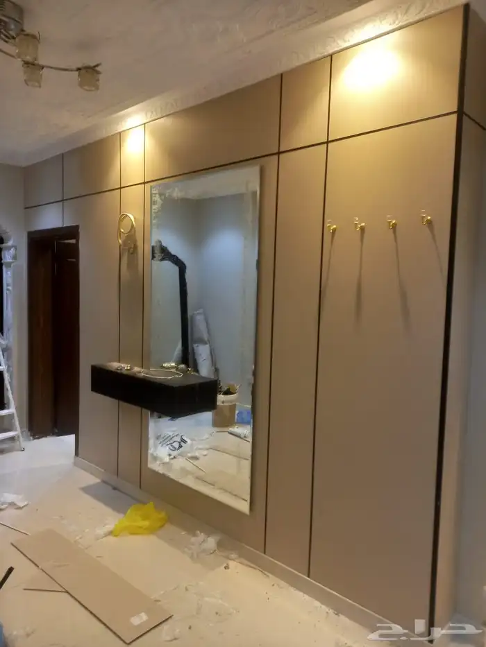 معلم بويات فني ديكورات تركيب بديل شيبورد تركيب بديل خشب 2