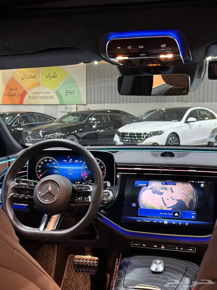 مرسيدس E300 AMG 2024 فل كامل . رصد الفخامة 33