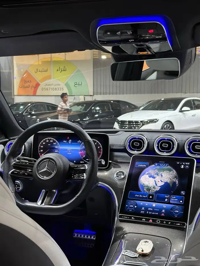 مرسيدس C300 AMG 2023 فل كامل . رصد الفخامة 32