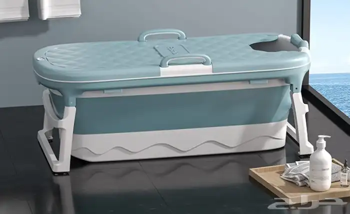 وقت الاسترخاء صار أذكى من قبل  بانيو استحمام متنقل بلونين 6