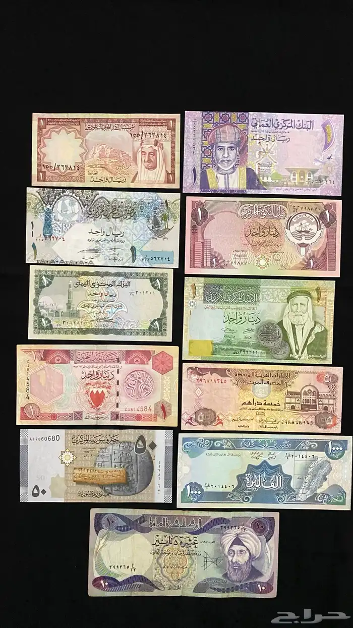 عملات الدول العربيه 2