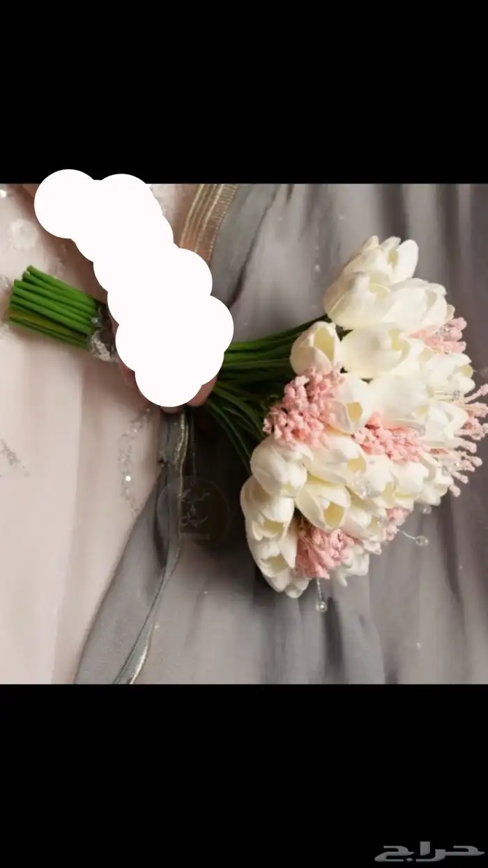 مسكة عروسة ورد صناعي 0