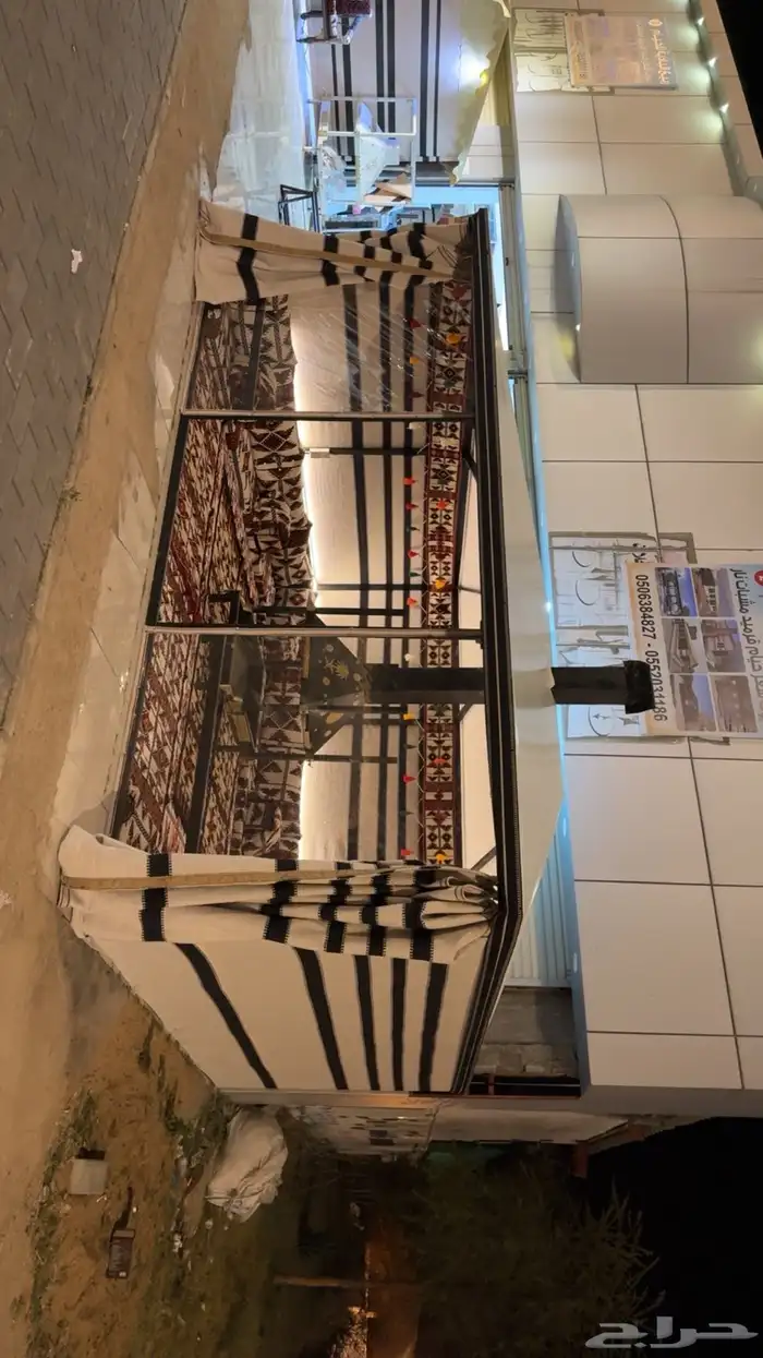 بيوت شعر على هيكل حديد 10