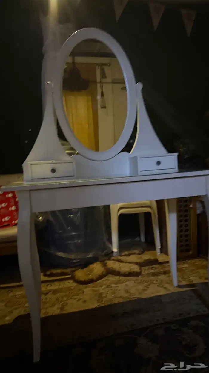 تسريحة من ايكيا نظيفه لونه ابيض 2