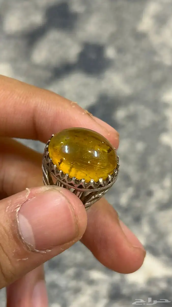 خاتم كهرمان محشر مستعمل   فرصة محدودة 0