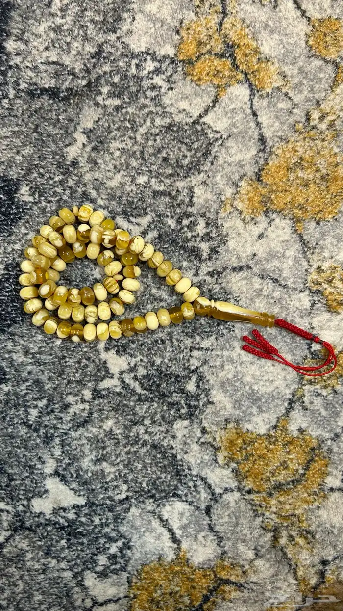 سبحة مستكة أصلية   66 خرزة   قصة ذروية   كركوشة كويتية 0