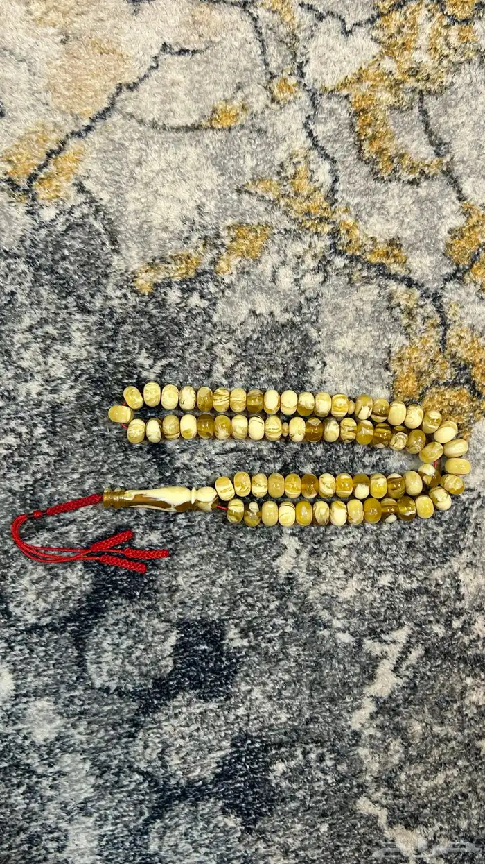 سبحة مستكة أصلية   66 خرزة   قصة ذروية   كركوشة كويتية 2