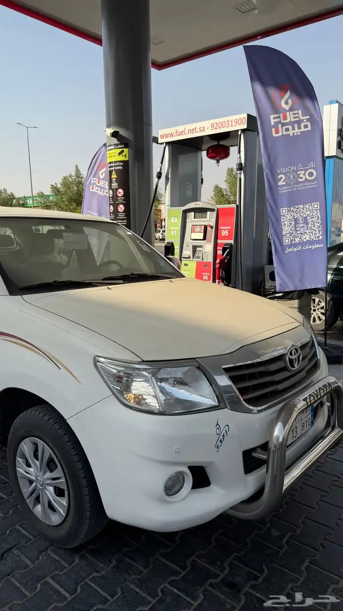 هايلوكس مخزن 2013 GLX فل كامل قير عادي وكاله 5