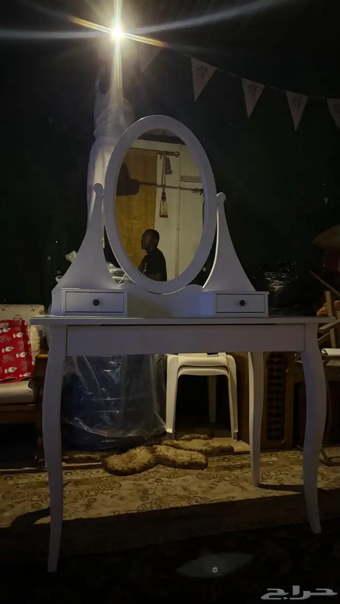 تسريحة من ايكيا نظيفه لونه ابيض 3