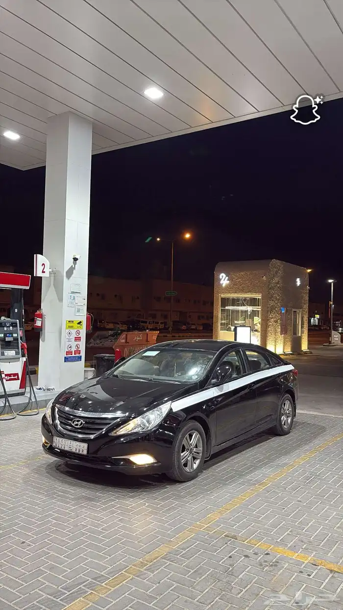 Sonata 2014 اللون أسود مجدو عي فحص استمارة جديد رش فقط باب 8