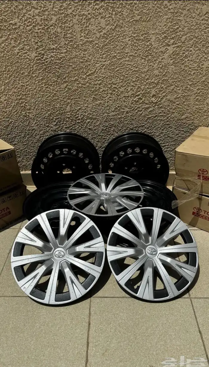 جنوط كامري حديد مع طيس طقمين 0