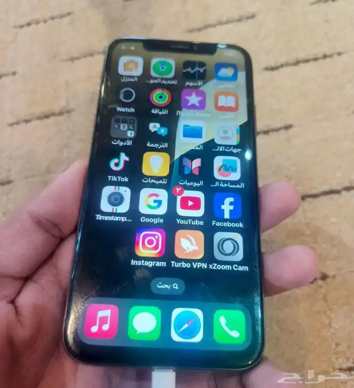 ايفون xs ذاكره 256 لم يدخل صيانه 0
