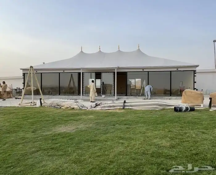 تفصيل خيام ملكيه خيام زجاجية بيوت شعر ملكية مشبات ملكيه 6