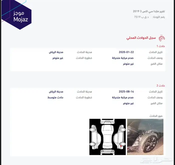 مازدا CX-3 2019 ممشى قليل وفي حالة ممتازة 43