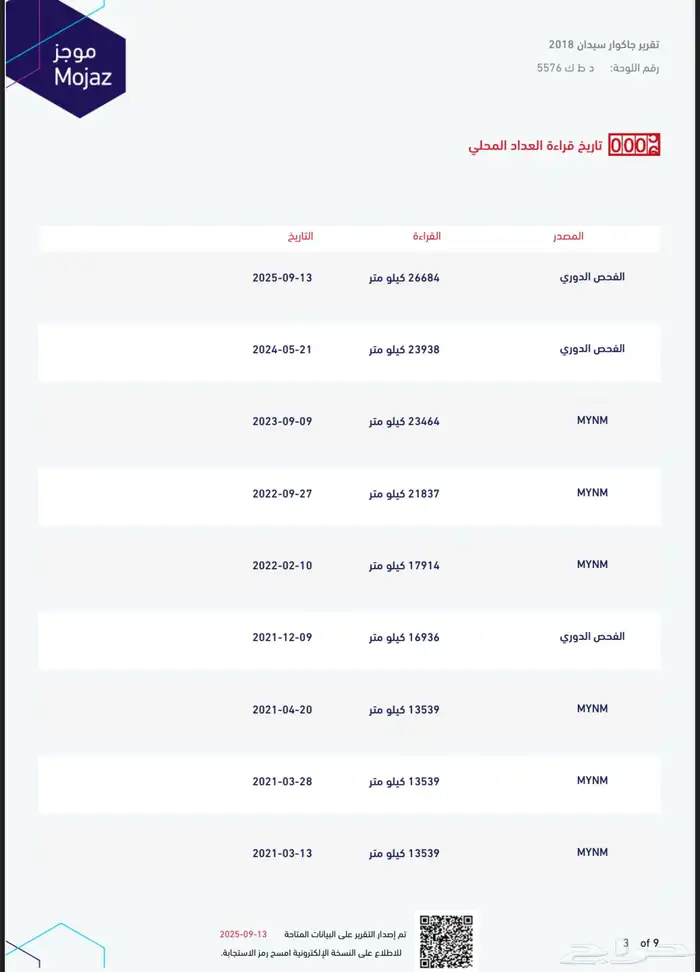جاكوار XE Premium 2018 مخزن ممشى قليل 3