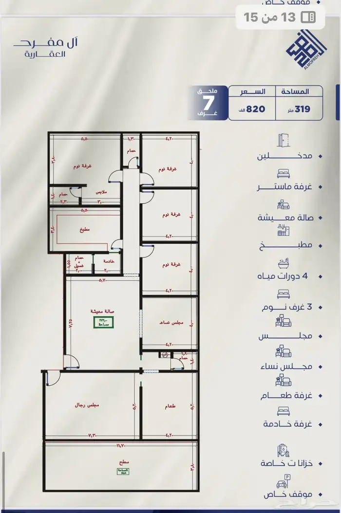 شقق استثماريه حي النزهه 2