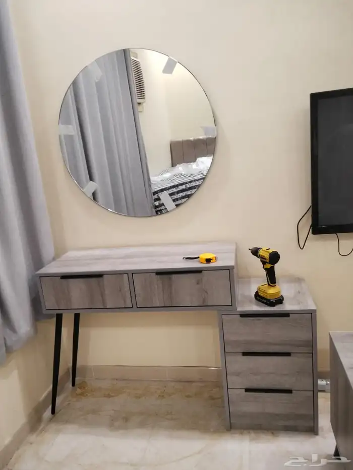 غرفة نوم كاملة  أثاث منزلي  سرير ودولاب وبطانيات 4