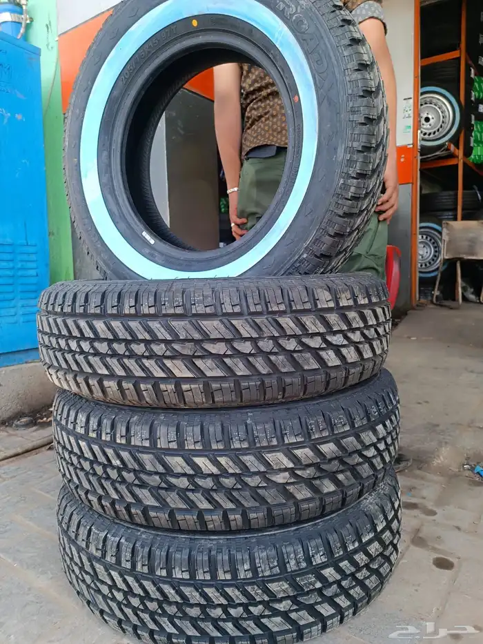 كفرات رودكس مقطع 215 و 205 جنوط دمعة ومرسديس 3