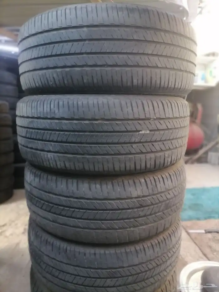 كفرات مستخدمه نظيف مقاس 265 60 18 نظيف على الشرط تايلندي 3