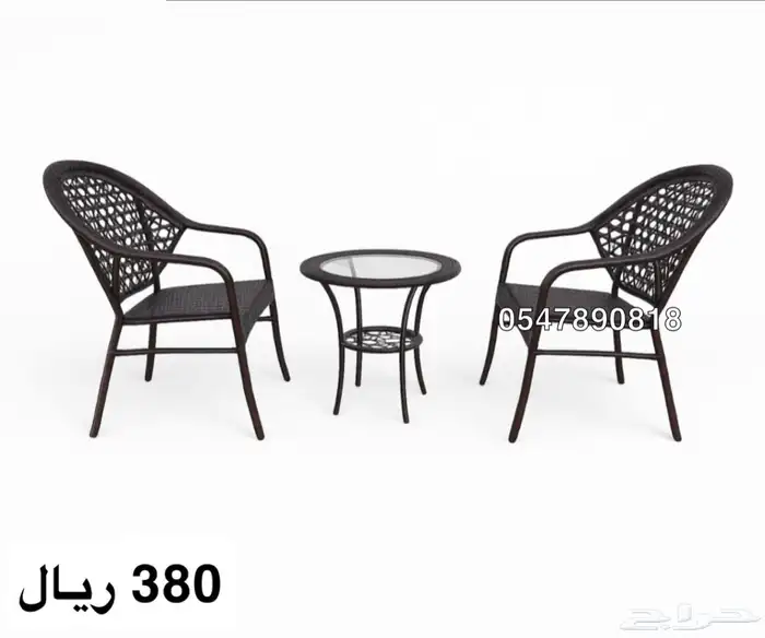 كراسي خيزران - كراسي كوفي -طقم كرسي وطاولة خيزران 2