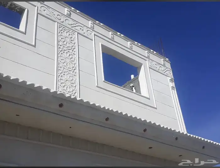 ديكورات خارجيه لياسه ملونه بديل الحجر والبويا 5