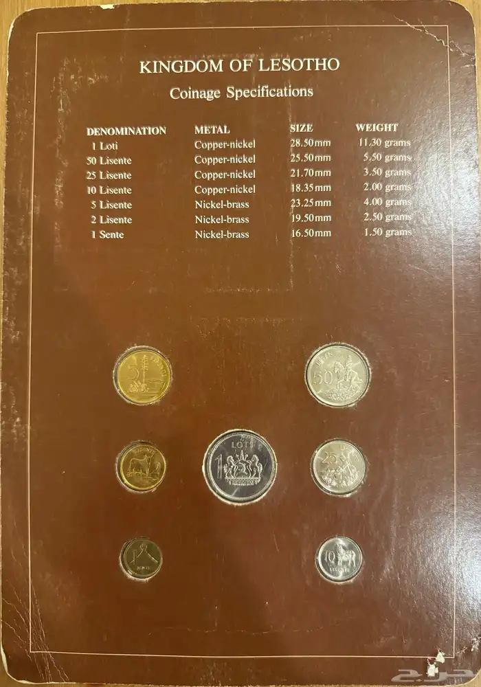 عملات معدن مع طابع 1