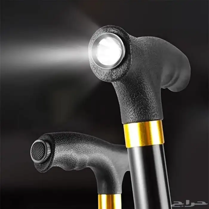 عصا حديثة متعددة الاستخدام بكشاف LED للبر و الرحلات 1