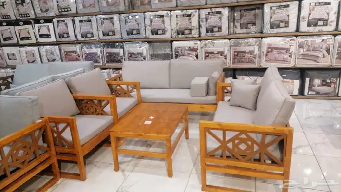 جلسات تراثيه خشبيه وحديد وأطقم الشتاء 0