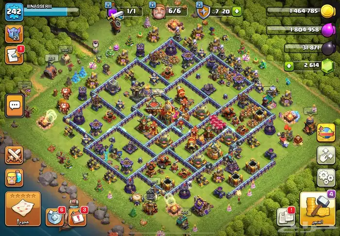 حساب كلاش اوف كلانس للبيع تاون 16 0