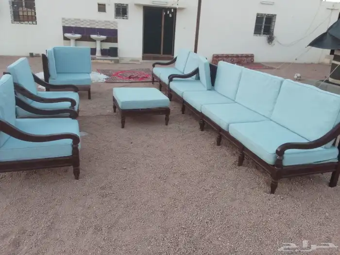 اثاث جلسات خارجية ب اثاثها خشب 1