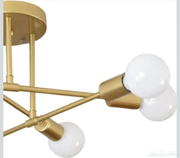 ثريا سقف أسود ب 6 لمبات جديدة 4