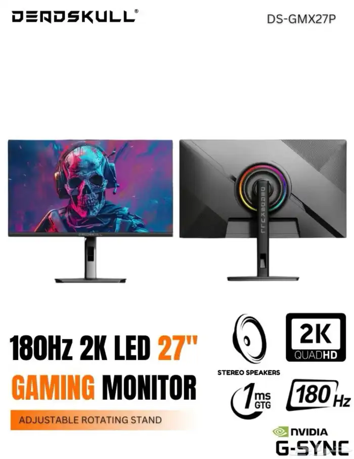 شاشة قيمنق 27إنش 180هيرتز 2K 0