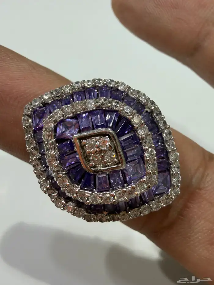 خواتم فضه نسائية راقية عيار 925 باحجار وفصوص الماس  صناعي 12