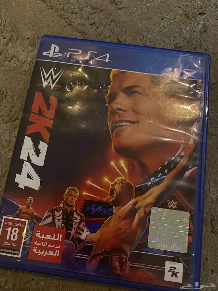 شريط wwe 2K24 نظيف ويدعم اللغه العربيه 0