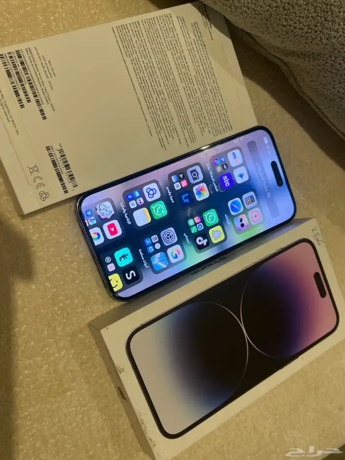 جوال ايفون 14 برو ماكس 256 قيقا استخدام نظيف جدا 1