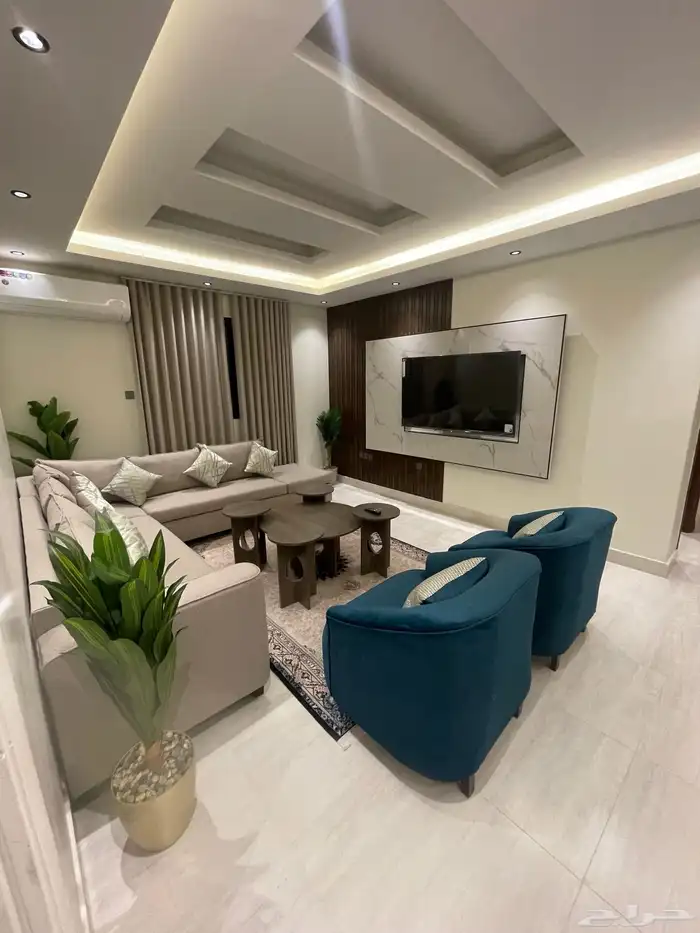 شقة مكونة من ثلاث غرف نوم مؤثثة حي الصحافة 0