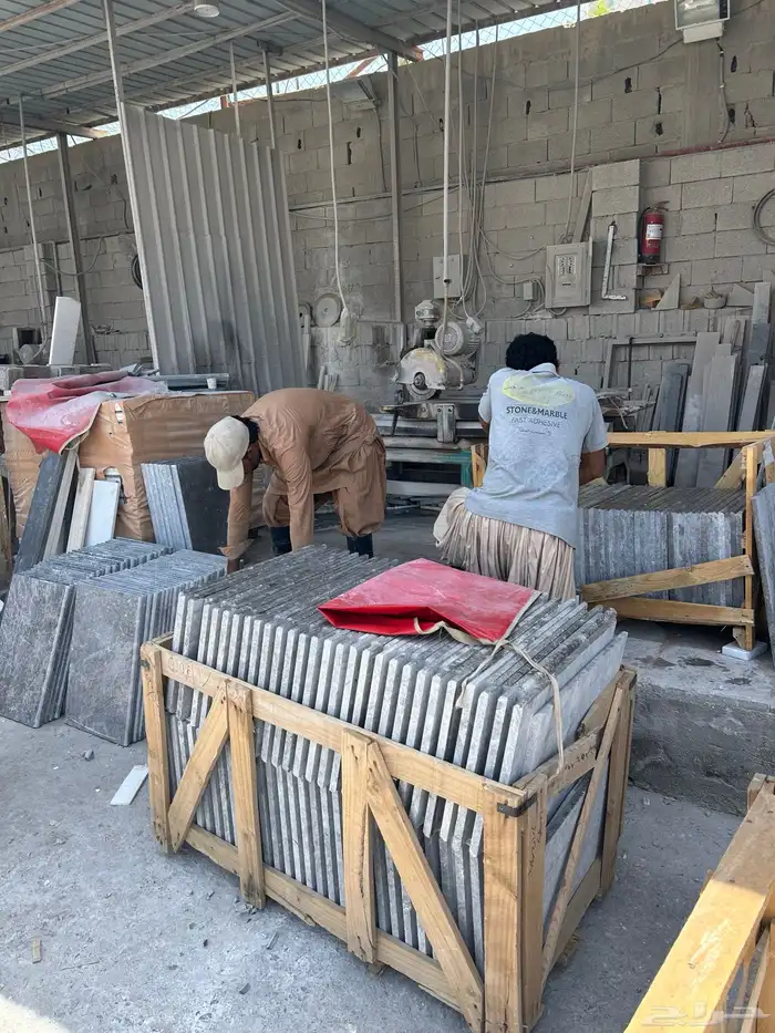 مصنع لقص الرخام والسيراميك وقص الأعتاب والألواح والتوريد 16