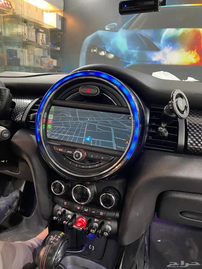 ميني كوبر تحويل شاشة الوكاله الي كاربلاي 0