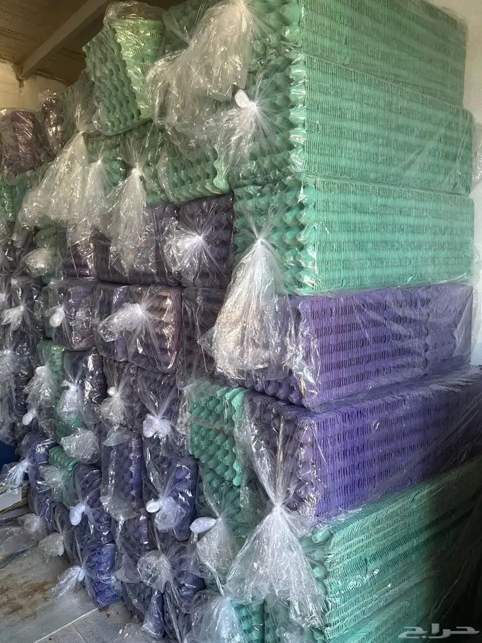 للبيع أطباق بيض فارغه . نظيفه شبه جديده 2