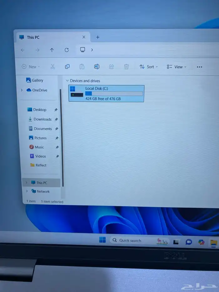 لابتوب Dell شاشه لمس i7 الجيل 11 مقاس 15.6 نفس الجديد 25