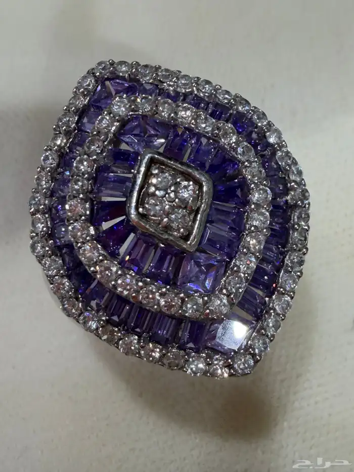 خواتم فضه نسائية راقية عيار 925 باحجار وفصوص الماس  صناعي 10