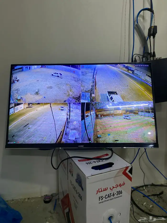 عرض تركيب 4 كاميرات 1300 رقم التواصل 1