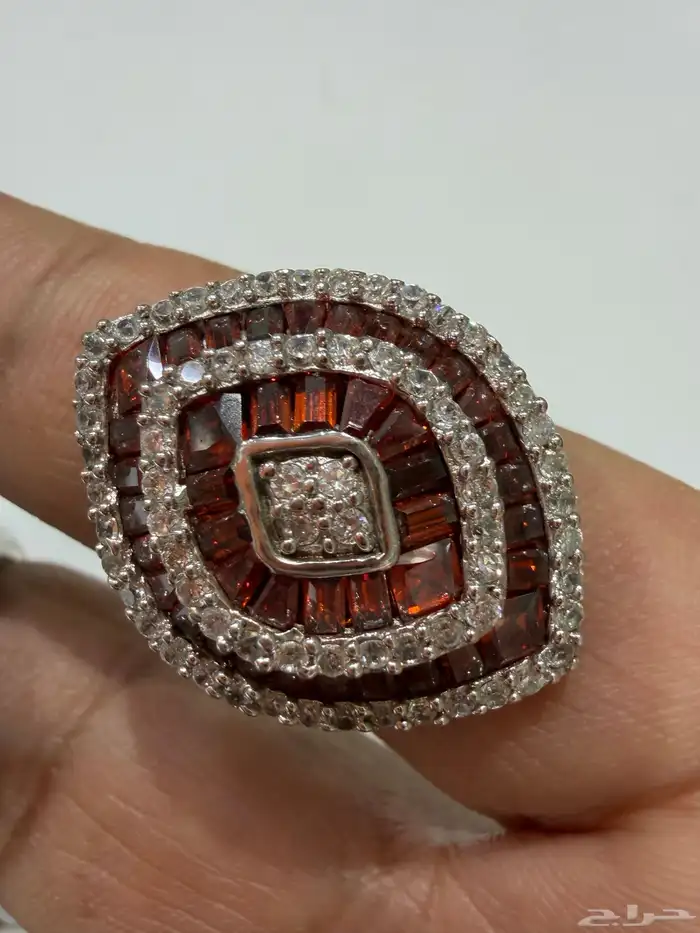 خواتم فضه نسائية راقية عيار 925 باحجار وفصوص الماس  صناعي 13