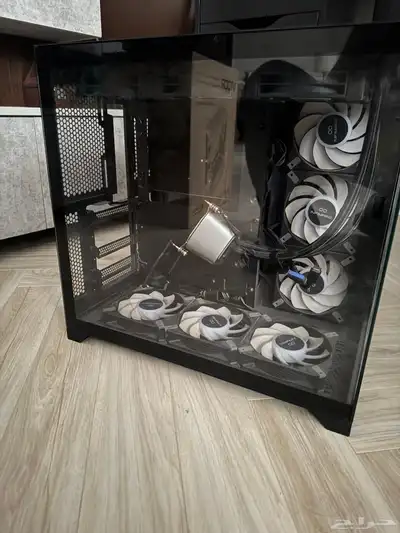 كيس انفني ارك مع مراوح سليمه ومبرد مائي deepcool ls720 index