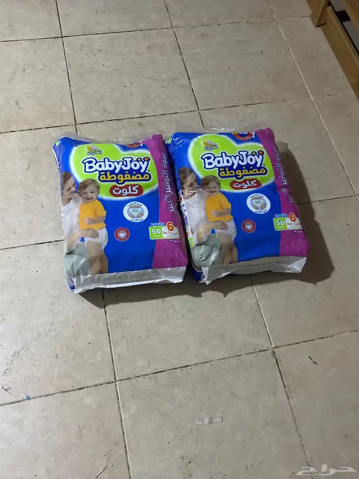 حفايض بيبي جوي رقم 6 كلوت 0