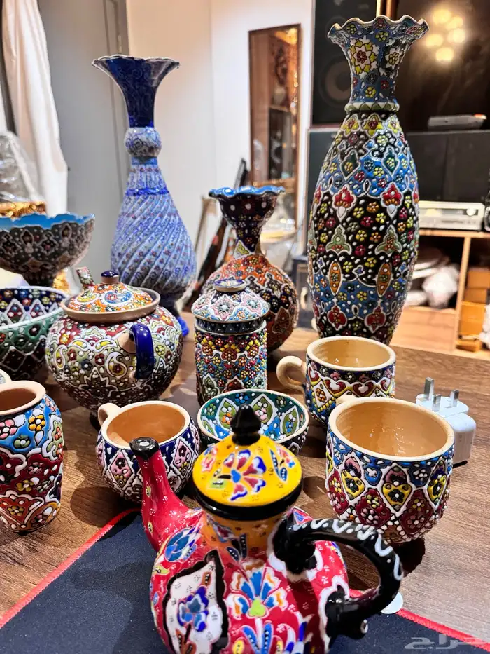 خزفيات إيرانية صناعة يدوية Iranian Handmade Ceramics 2