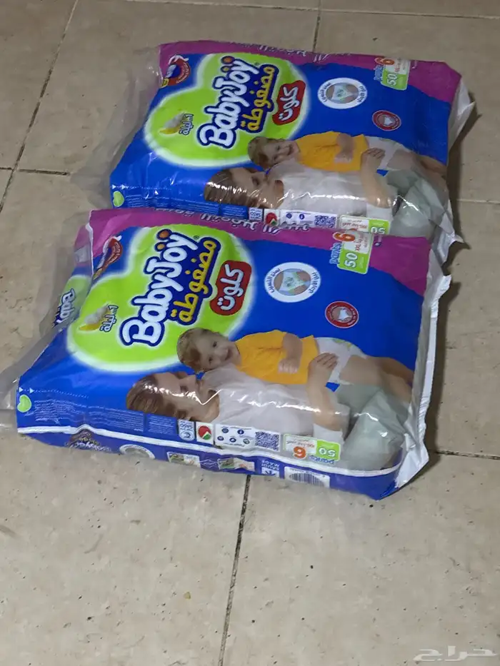 حفايض بيبي جوي رقم 6 كلوت 1